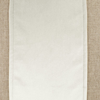 D.V. KAP HOME   24" x 24" Jefferson Pillow - Marshmallow Band / Ribbon    - 2690-MR-2424