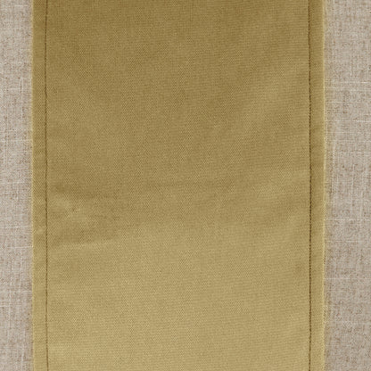 D.V. KAP HOME   24" x 24" Jefferson Pillow - Maize Band / Ribbon    - 2690-MZ-2424