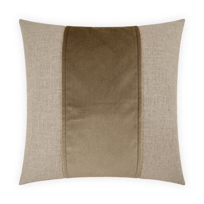 D.V. KAP HOME   24" x 24" Jefferson Pillow - Otter Band / Ribbon    - 2690-O-2424