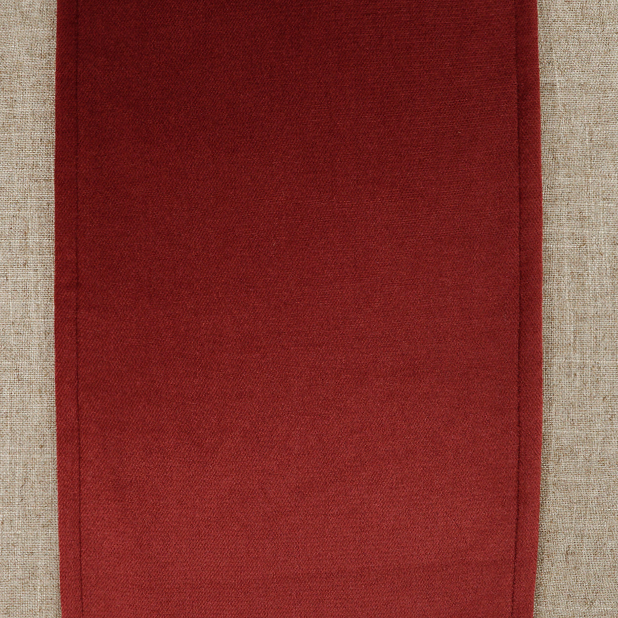 D.V. KAP HOME   24" x 24" Jefferson Pillow - Sangria Band / Ribbon    - 2690-S-2424