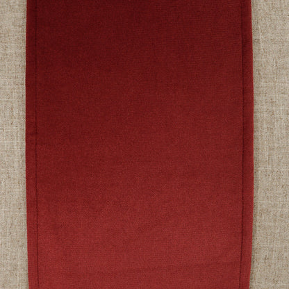 D.V. KAP HOME   24" x 24" Jefferson Pillow - Sangria Band / Ribbon    - 2690-S-2424