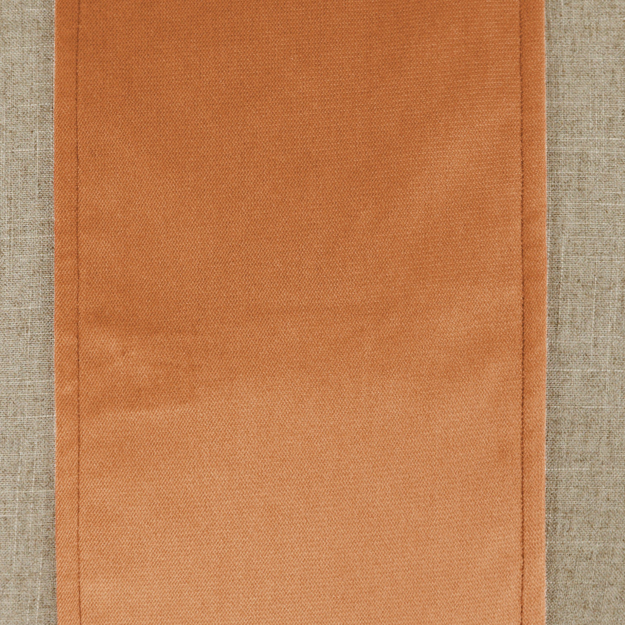 D.V. KAP HOME   24" x 24" Jefferson Pillow - Satsuma Band / Ribbon    - 2690-ST-2424