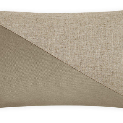 D.V. KAP HOME   14" x 24" Jefferson Lumbar Pillow - Driftwood Color block    - 2691-D-1424