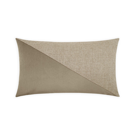 D.V. KAP HOME   14" x 24" Jefferson Lumbar Pillow - Driftwood Color block    - 2691-D-1424