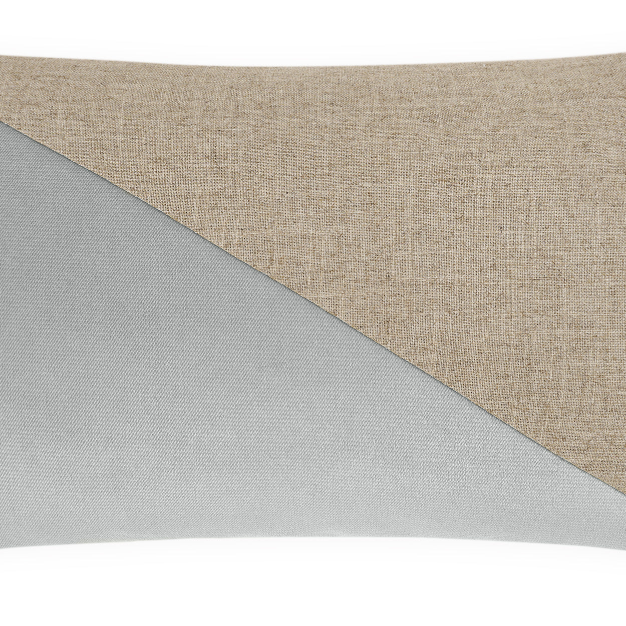 D.V. KAP HOME   14" x 24" Jefferson Lumbar Pillow - Glacier Color block    - 2691-GL-1424