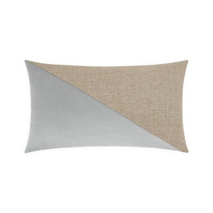 D.V. KAP HOME   14" x 24" Jefferson Lumbar Pillow - Glacier Color block    - 2691-GL-1424