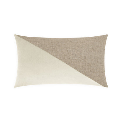 D.V. KAP HOME   14" x 24" Jefferson Lumbar Pillow - Ivory Color block    - 2691-I-1424