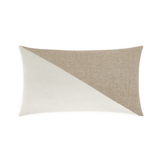 D.V. KAP HOME   14" x 24" Jefferson Lumbar Pillow - Marshmallow Color block    - 2691-MR-1424