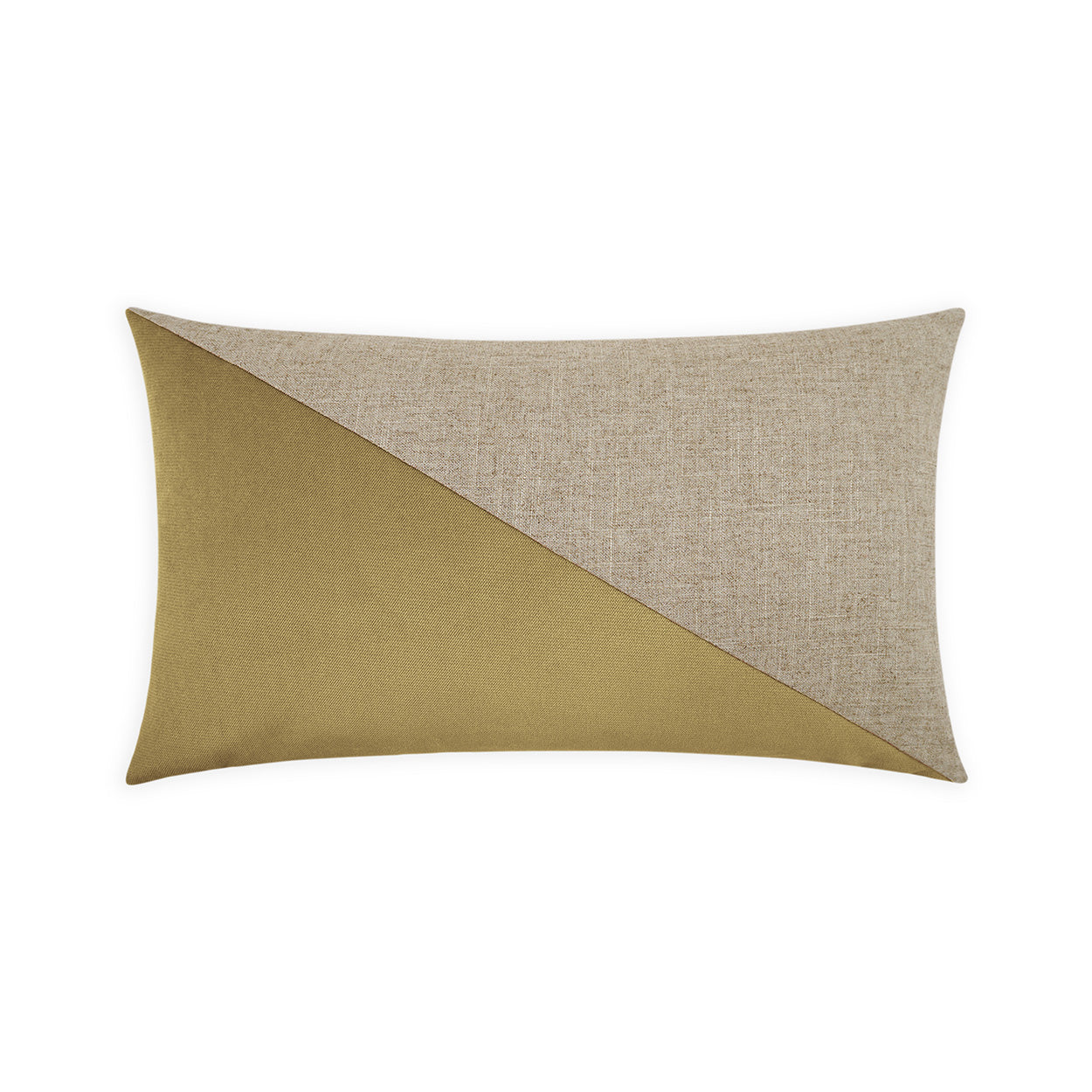 D.V. KAP HOME   14" x 24" Jefferson Lumbar Pillow - Maize Color block    - 2691-MZ-1424