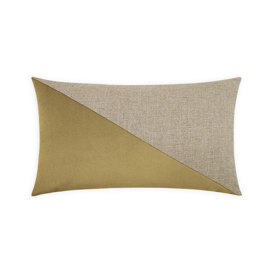 D.V. KAP HOME   14" x 24" Jefferson Lumbar Pillow - Maize Color block    - 2691-MZ-1424