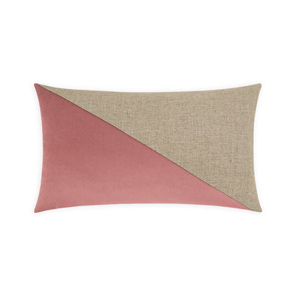 D.V. KAP HOME   14" x 24" Jefferson Lumbar Pillow - Orchid Color block    - 2691-OR-1424