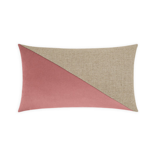 D.V. KAP HOME   14" x 24" Jefferson Lumbar Pillow - Orchid Color block    - 2691-OR-1424
