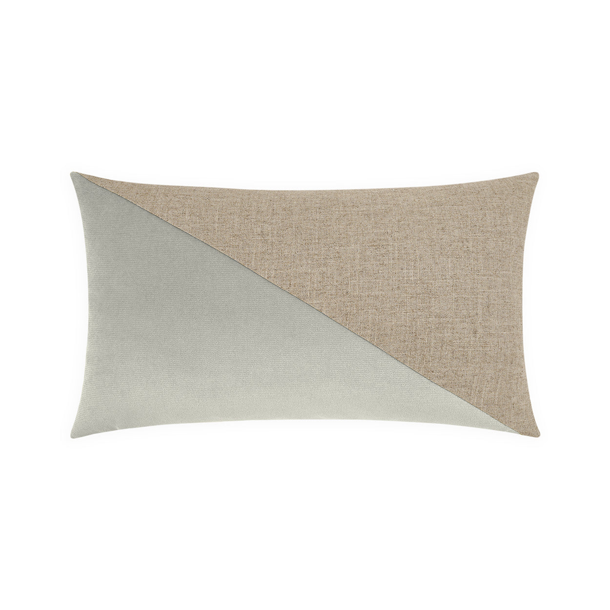 D.V. KAP HOME   14" x 24" Jefferson Lumbar Pillow - Whisper Color block    - 2691-W-1424