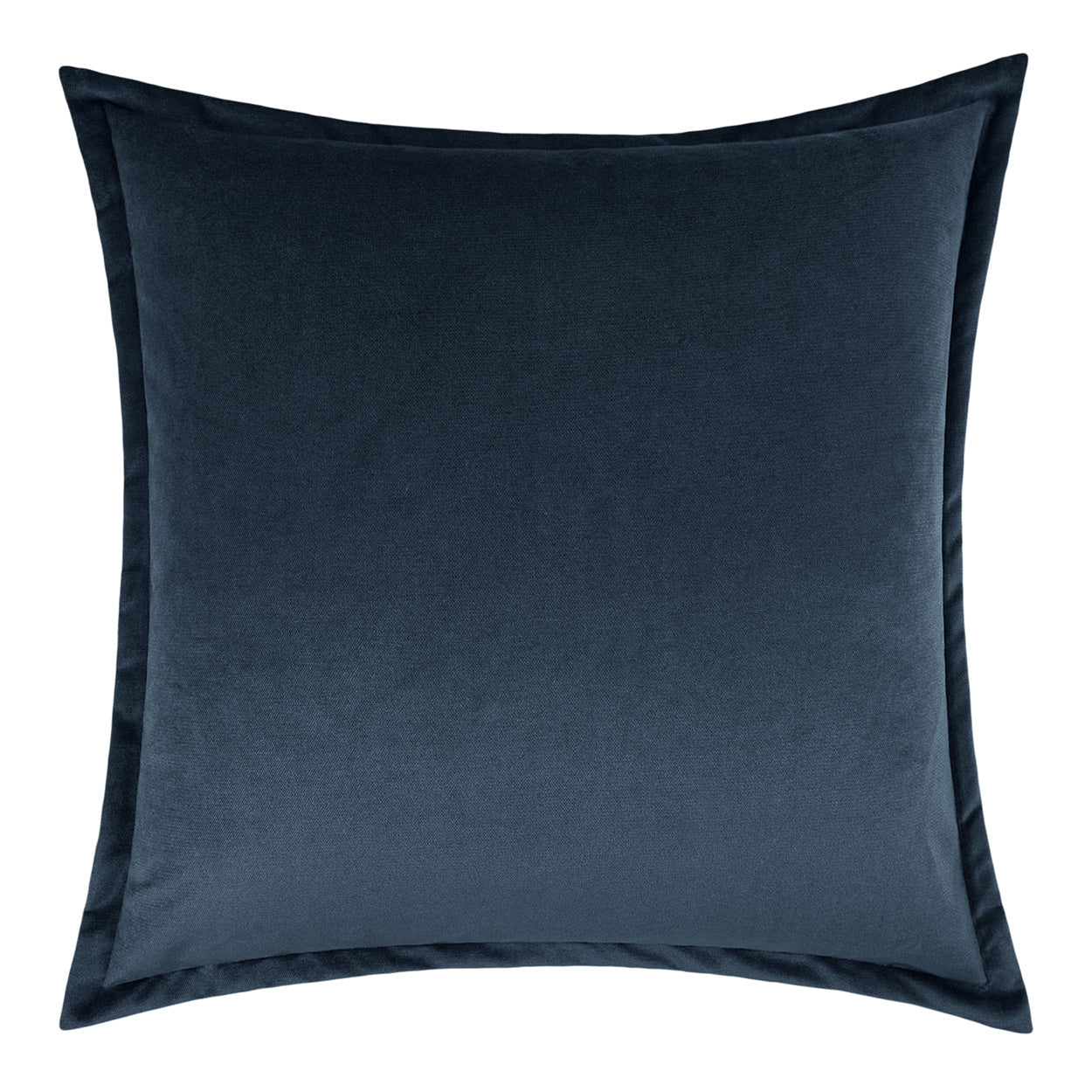 D.V. KAP HOME   24" x 24" Belvedere Flange Pillow - Azure Solid    - 2692-AZ-2424