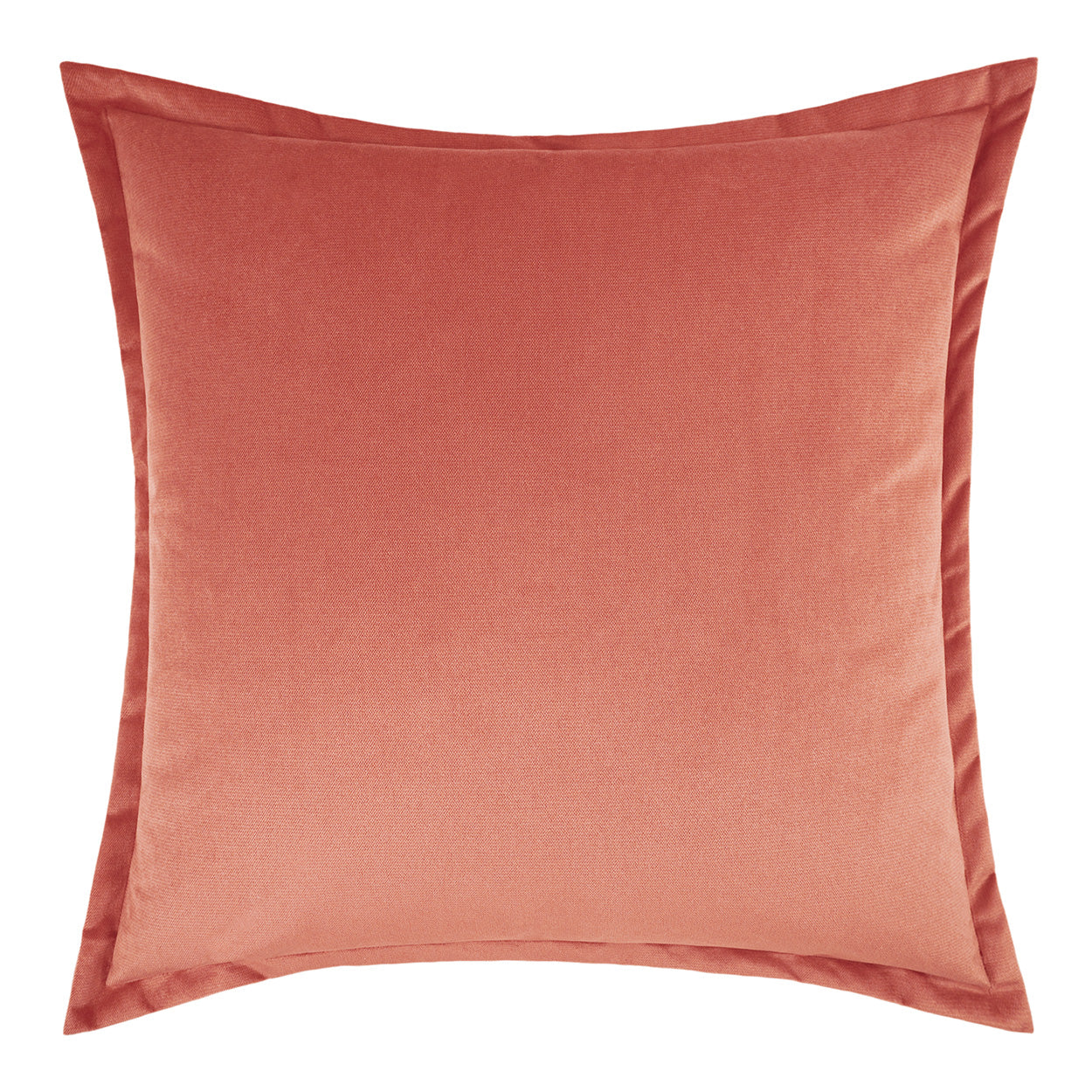 D.V. KAP HOME   24" x 24" Belvedere Flange Pillow - Blush Solid    - 2692-BH-2424