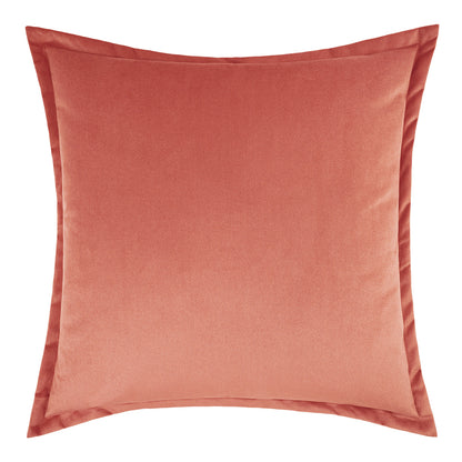 D.V. KAP HOME   24" x 24" Belvedere Flange Pillow - Blush Solid    - 2692-BH-2424