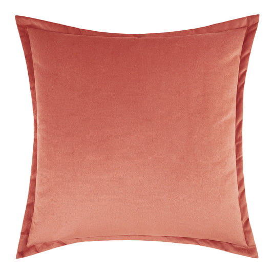 D.V. KAP HOME   24" x 24" Belvedere Flange Pillow - Blush Solid    - 2692-BH-2424