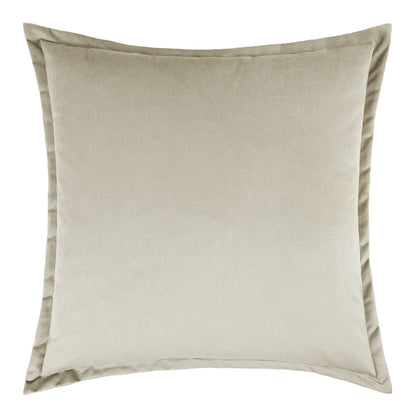 D.V. KAP HOME   24" x 24" Belvedere Flange Pillow - Ivory Solid    - 2692-I-2424