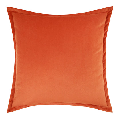 D.V. KAP HOME   24" x 24" Belvedere Flange Pillow - Mango Solid    - 2692-M-2424