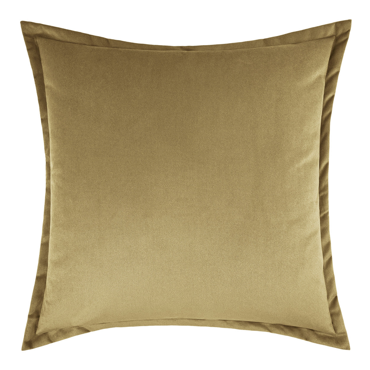 D.V. KAP HOME   24" x 24" Belvedere Flange Pillow - Maize Solid    - 2692-MZ-2424