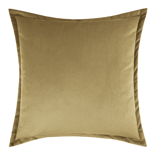 D.V. KAP HOME   24" x 24" Belvedere Flange Pillow - Maize Solid    - 2692-MZ-2424