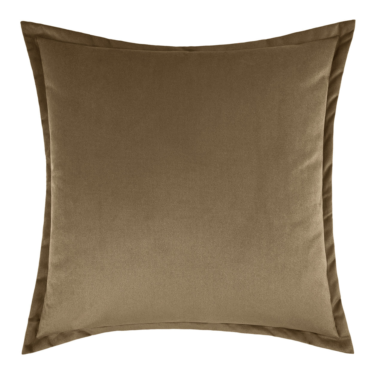 D.V. KAP HOME   24" x 24" Belvedere Flange Pillow - Otter Solid    - 2692-O-2424
