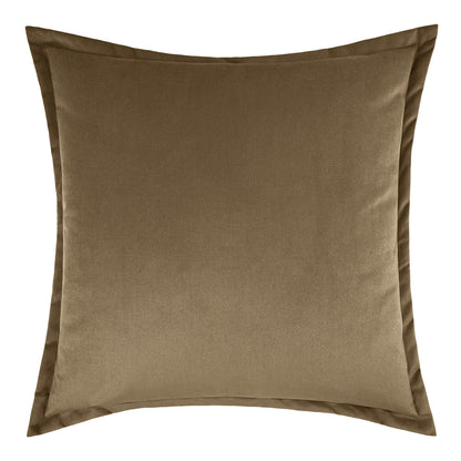 D.V. KAP HOME   24" x 24" Belvedere Flange Pillow - Otter Solid    - 2692-O-2424