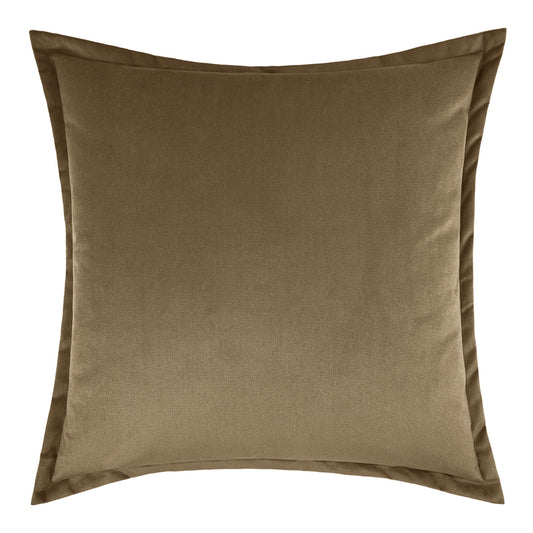 D.V. KAP HOME   24" x 24" Belvedere Flange Pillow - Otter Solid    - 2692-O-2424