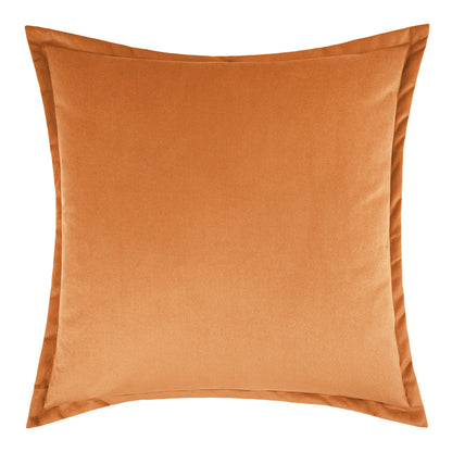 D.V. KAP HOME   24" x 24" Belvedere Flange Pillow - Satsuma Solid    - 2692-ST-2424