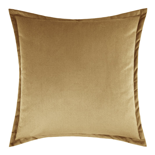 D.V. KAP HOME   24" x 24" Belvedere Flange Pillow - Tiger's Eye Solid    - 2692-T-2424