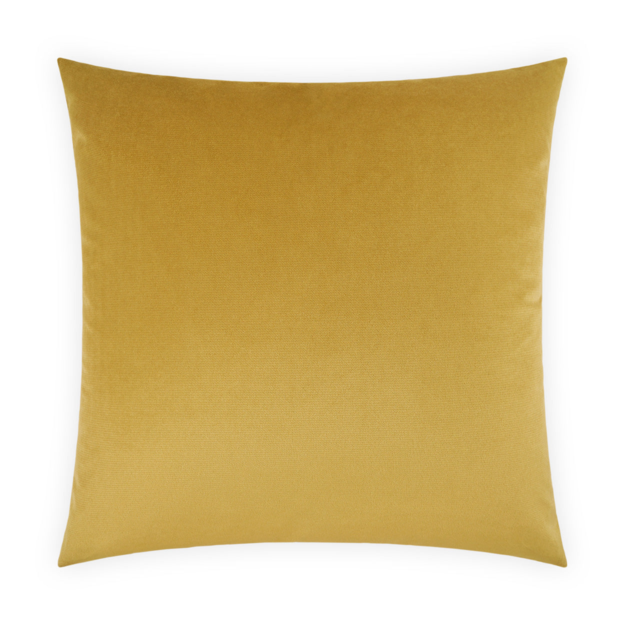 D.V. KAP HOME   24" x 24" Belvedere Pillow - Curry Solid    - 2694-C-2424