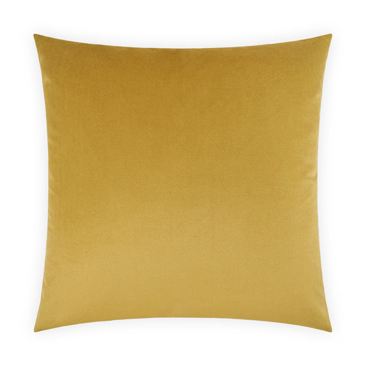 D.V. KAP HOME   24" x 24" Belvedere Pillow - Curry Solid    - 2694-C-2424