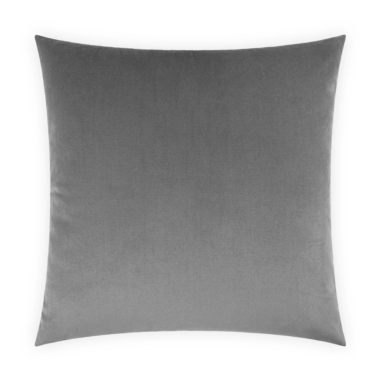 D.V. KAP HOME   24" x 24" Belvedere Pillow - Graphite Solid    - 2694-GR-2424