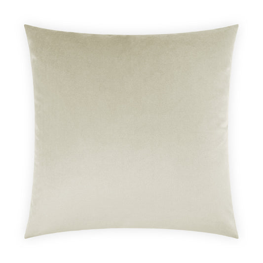 D.V. KAP HOME   24" x 24" Belvedere Pillow - Ivory Solid    - 2694-I-2424