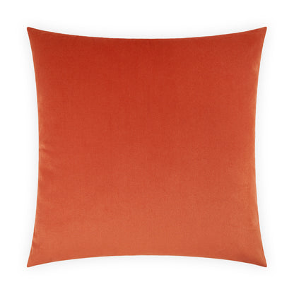 Mango solid 24" x 24" pillow; square sofa cushion.