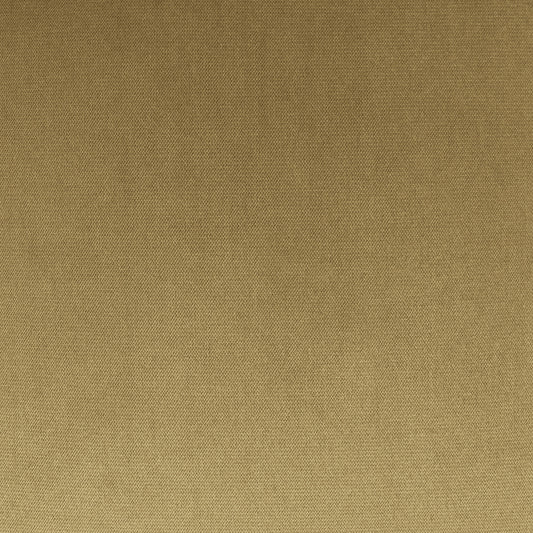 Khaki-gold woven fabric swatch with tight plain weave and subtle texture, ideal for upholstery or crafts.