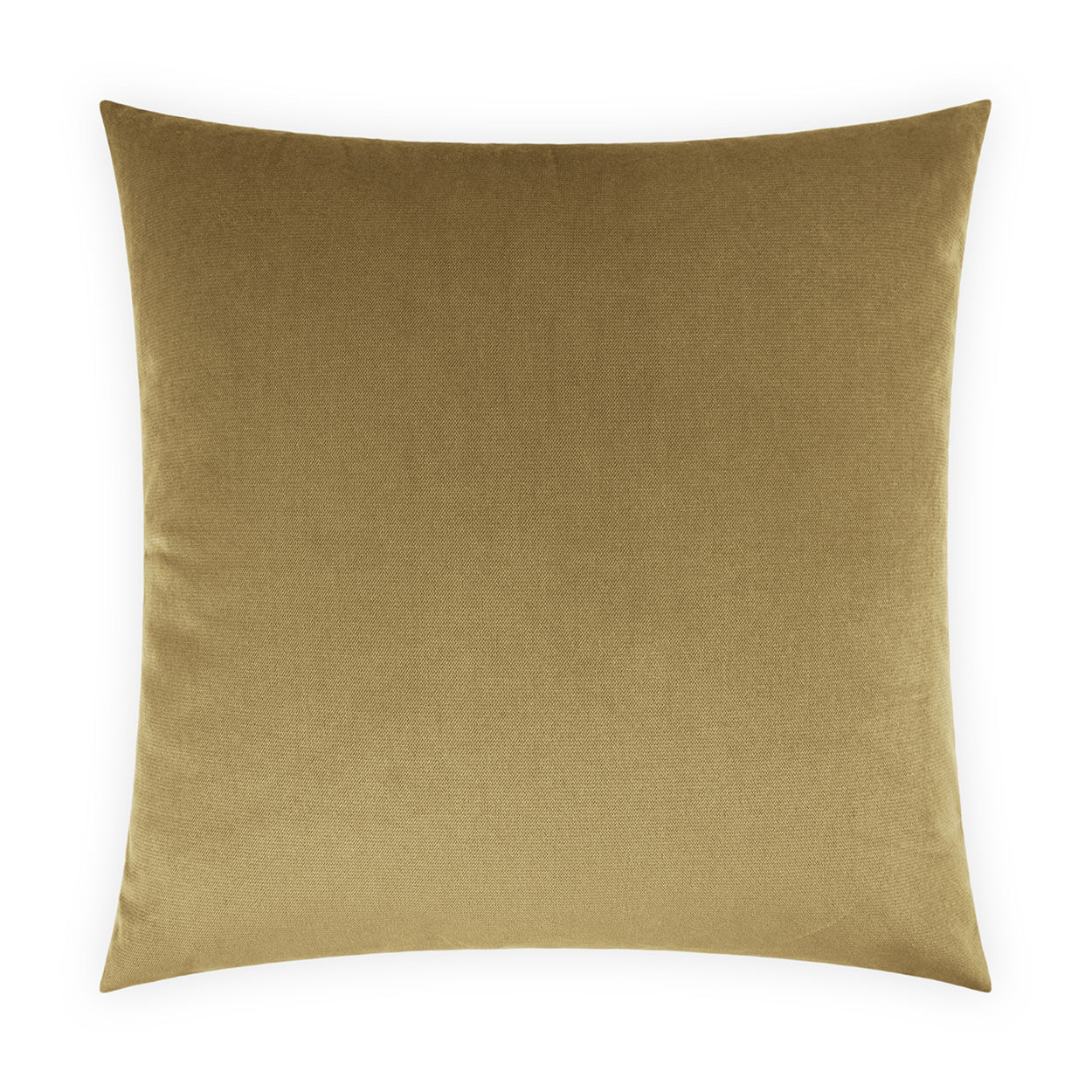 Maize solid square pillow, decorative throw pillow for sofa, 24" x 24