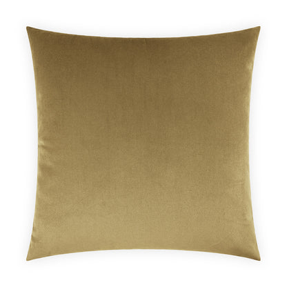 Maize solid square pillow, decorative throw pillow for sofa, 24" x 24
