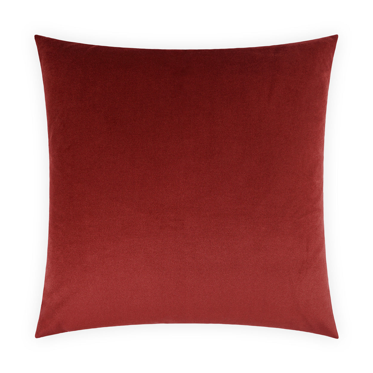 Sangria solid square throw pillow for decorative home decor.