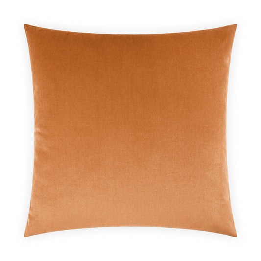 D.V. KAP HOME   24" x 24" Belvedere Pillow - Satsuma Solid    - 2694-ST-2424
