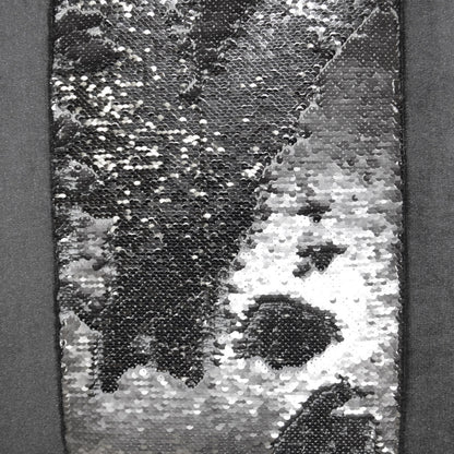 D.V. KAP HOME   24" x 24" Hylee II Pillow - Pewter Glam, Band / Ribbon    - 2695-P-2424