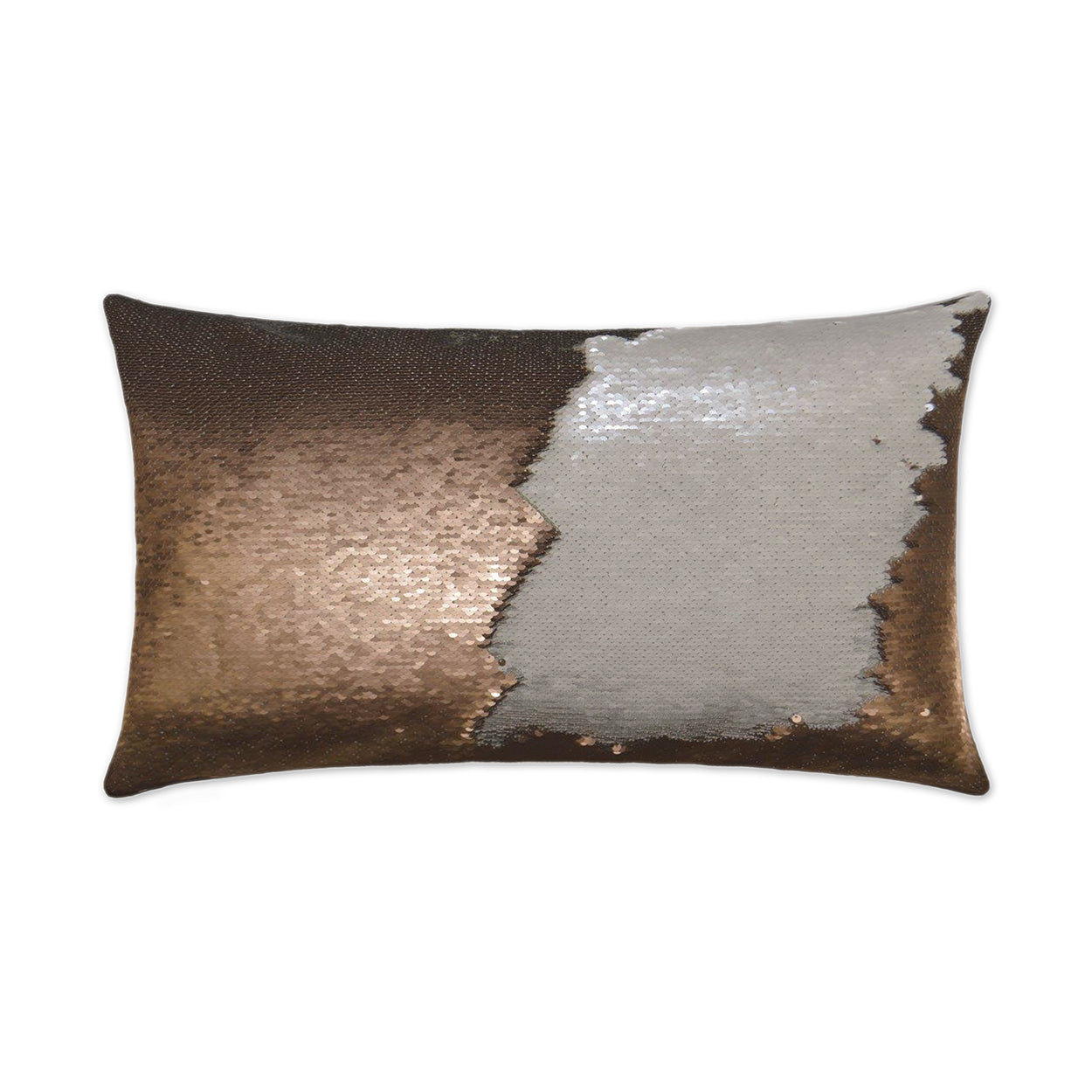 D.V. KAP HOME   14" x 24" Hylee Lumbar Pillow - Bronze Glam    - 2696-B-1424