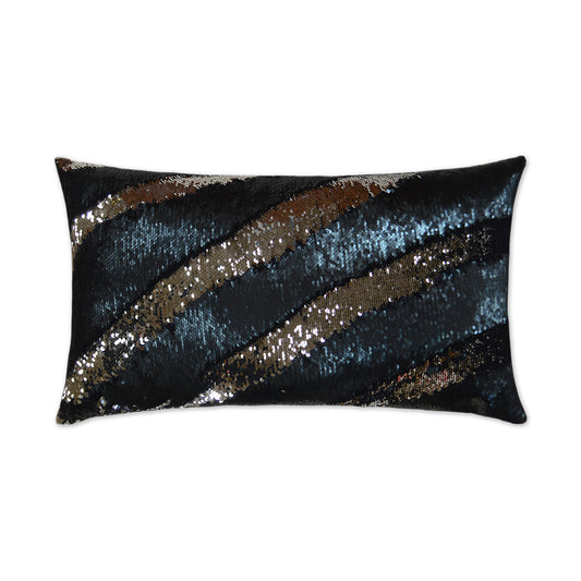 D.V. KAP HOME   14" x 24" Hylee Lumbar Pillow - Cobalt Glam    - 2696-C-1424