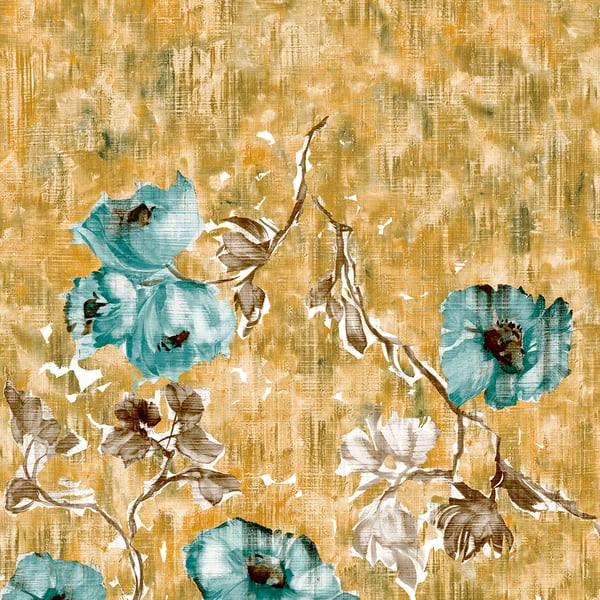 Galerie Wallcoverings Julie Feels Home Petunia Flowers Galerie Wallcoverings  Gold   - GH26962-23