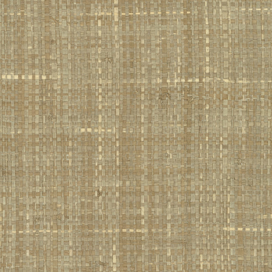 JF Fabrics -Wallpaper 2700 33 Wallpaper Brown, Taupe, Mink  Grasscloth - 8937233 WF9061