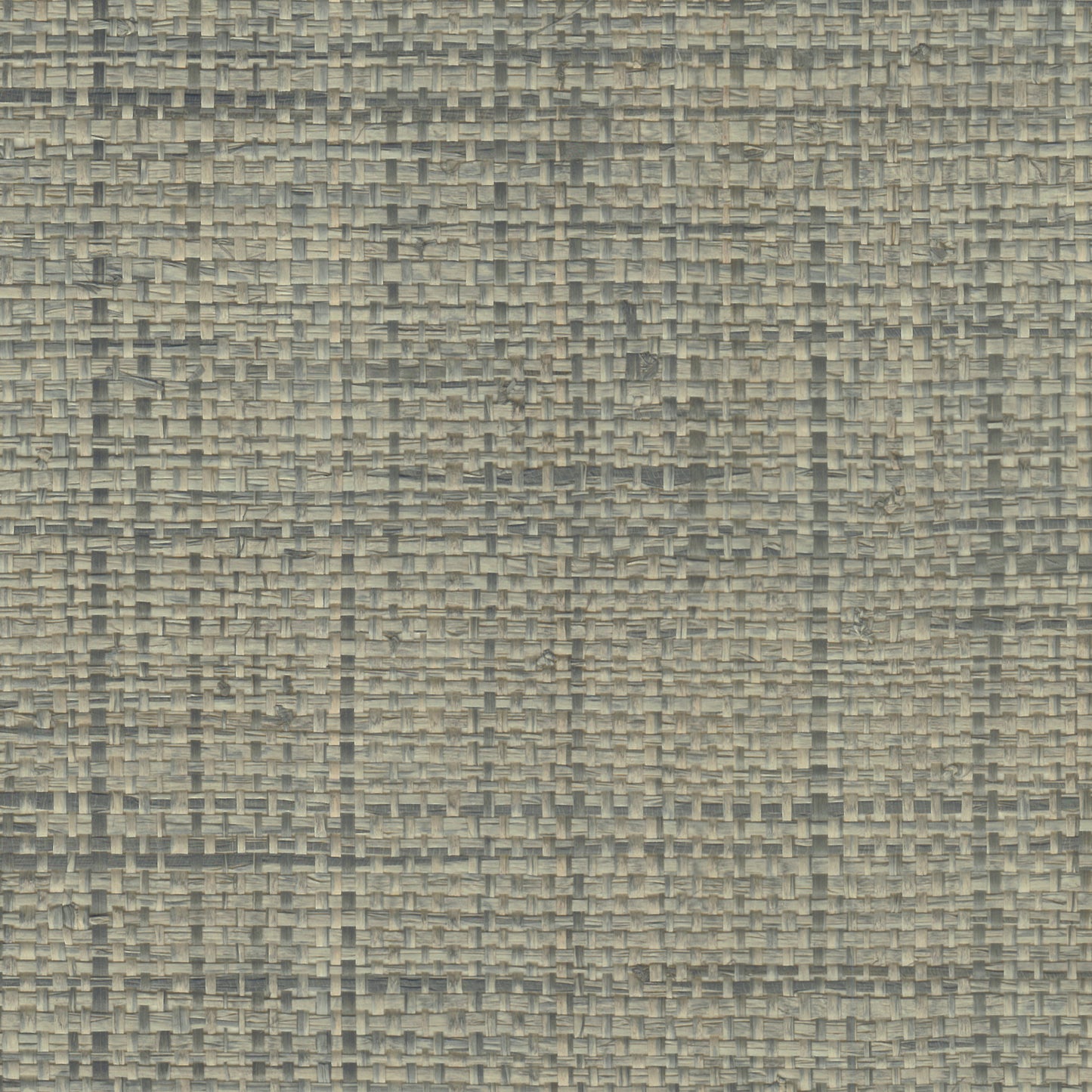 JF Fabrics -Wallpaper 2700 65 Wallpaper Blue, Steel, Grey  Grasscloth - 8937265 WF9061