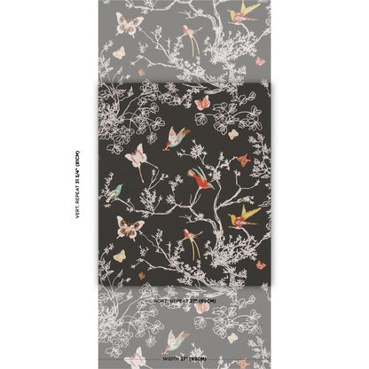 SCHUMACHER  PERENNIAL FAVORITES BIRDS & BUTTERFLIES   Graphite   - 2704422