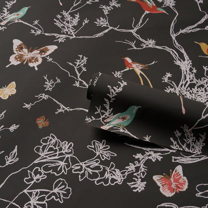 SCHUMACHER  PERENNIAL FAVORITES BIRDS & BUTTERFLIES   Graphite   - 2704422