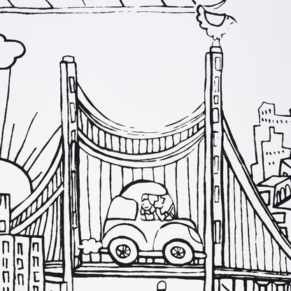 SCHUMACHER WALLCOVERING  EXUBERANT PRINTS NEW YORK  NEW YORK   BLACK ON WHITE   - 2705530