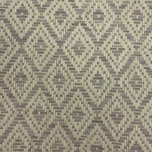 JF Fabrics -Wallpaper 2706 53 Wallpaper Lilac, Purple, Tan, Cream  Paperweave - 8937853 WF9061